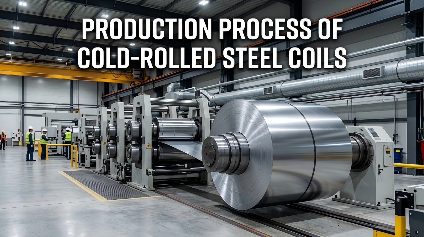 Processus de production de bobines d'acier laminées à froid