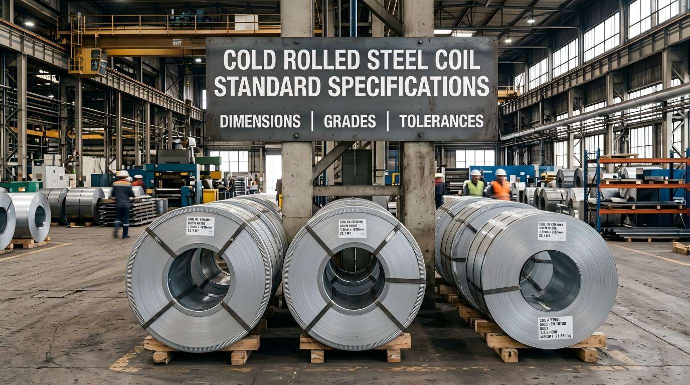 Spécifications standard des bobines d'acier laminées à froid