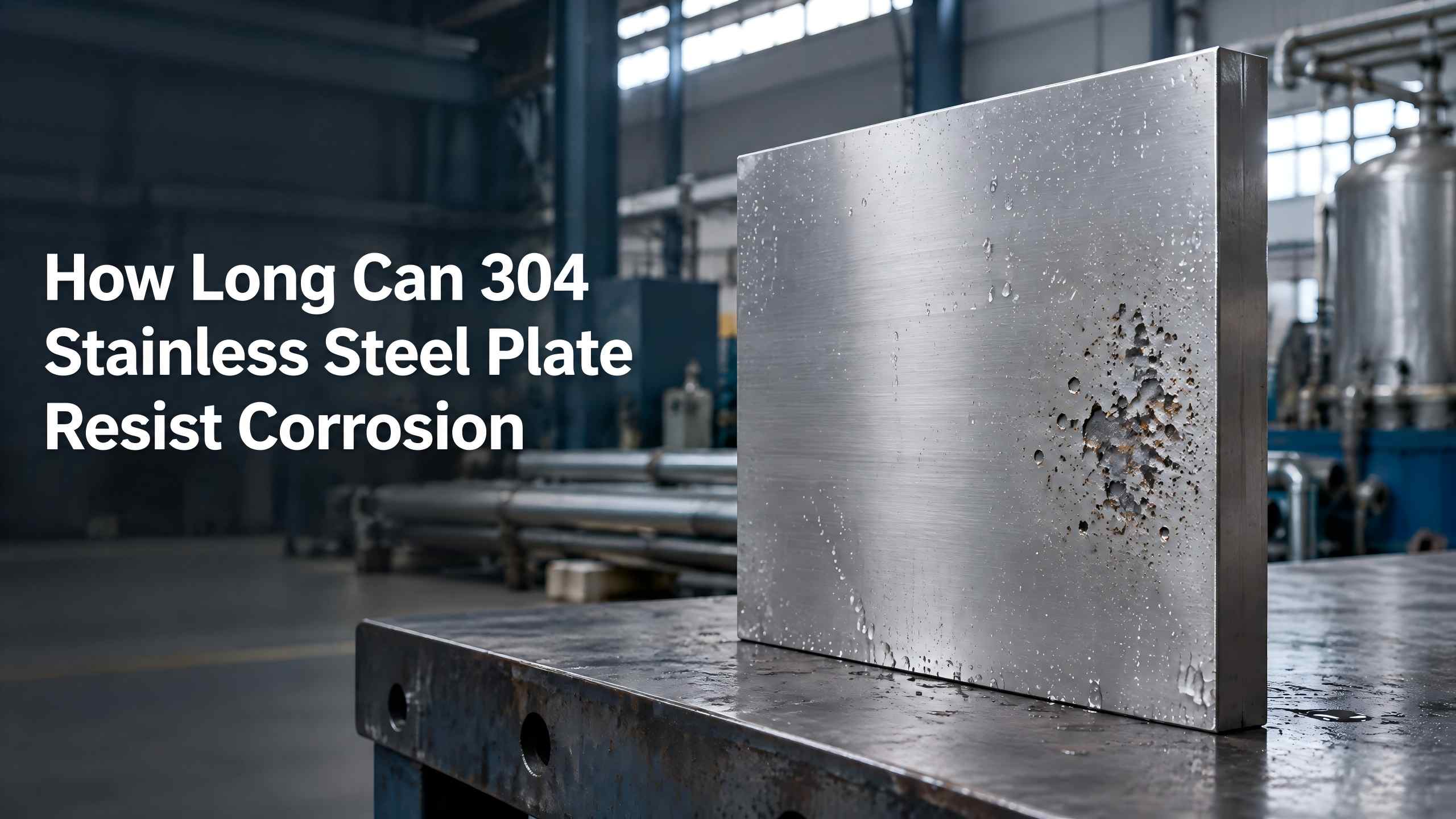 Combien de temps la plaque en acier inoxydable 304 peut-elle résister à la corrosion